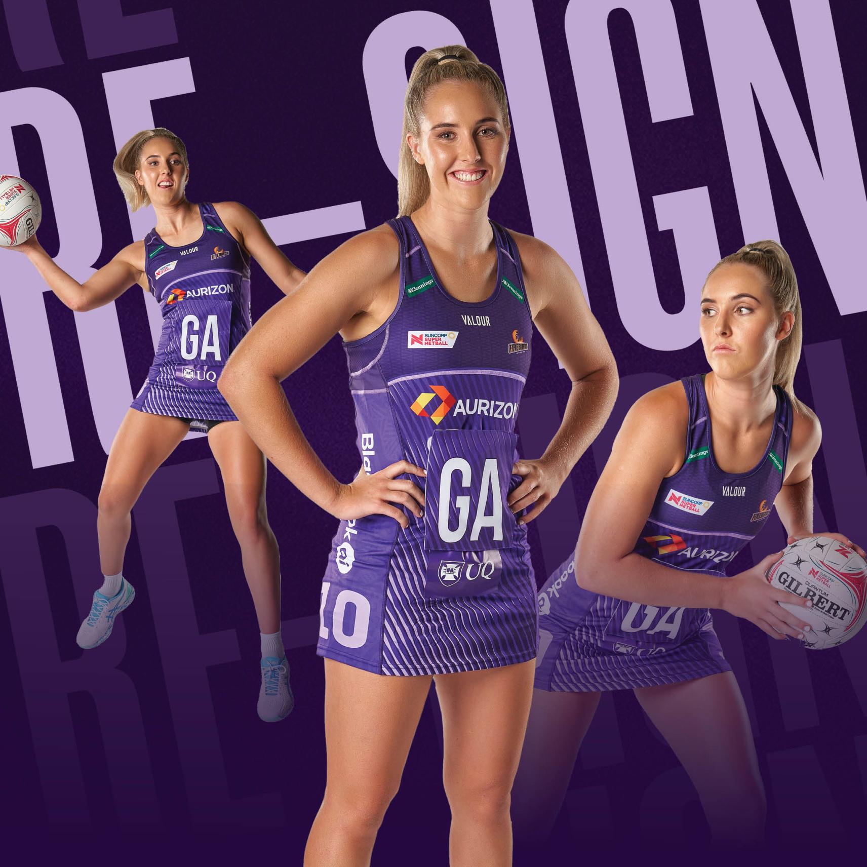 Mia Stower signs on for 2023 - The Home of the Queensland Firebirds